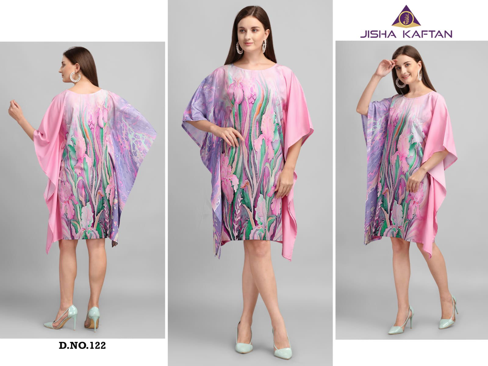 Kaftan Kurti Vol 3 By Jelite Polyester Crepe Digital Printed Kaftan Suppliers In India
